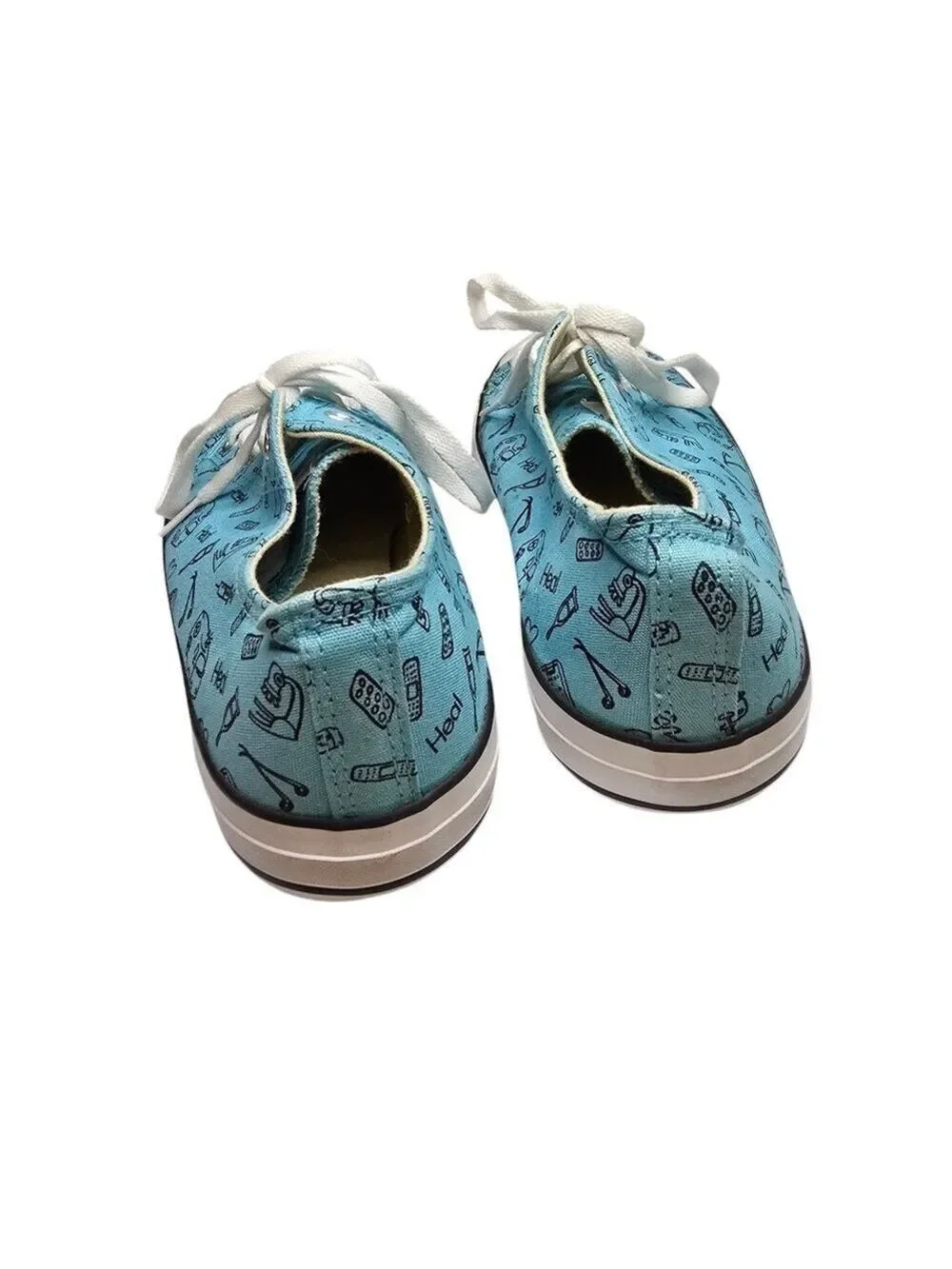 Zoosurf Pharmacy Blue White Low Top Sneakers 10